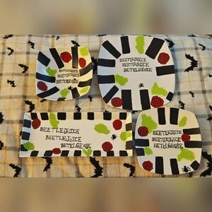 Beetlejuice theme dish set